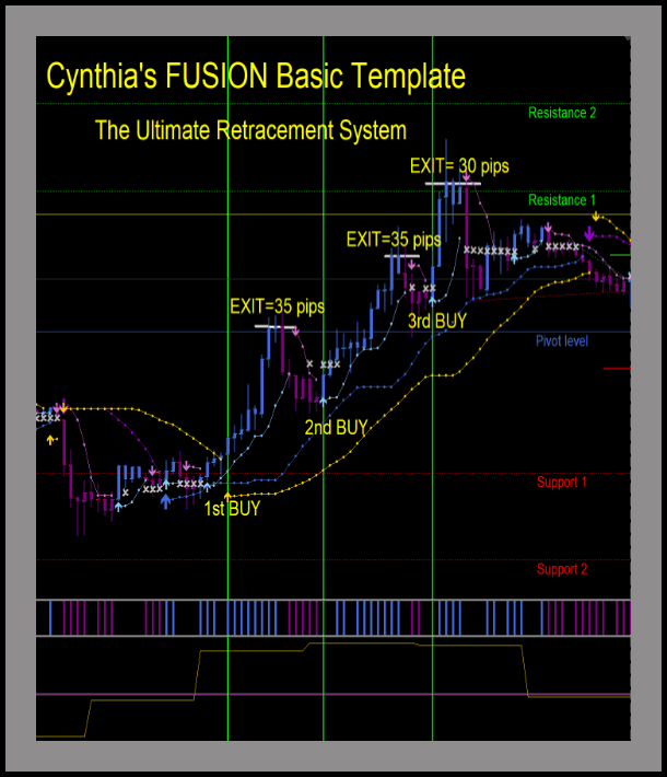 Cynthia's Basic Fusion MT4 Template